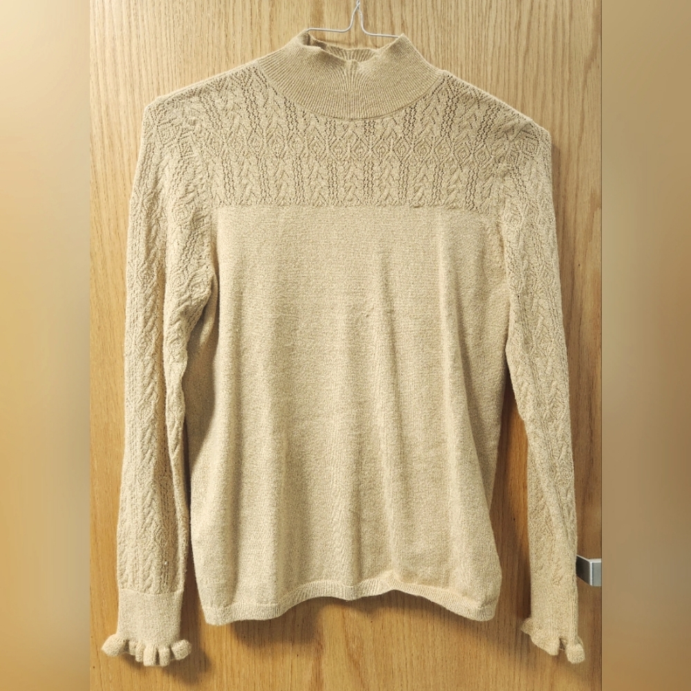 Loft Gold Threaded Sweater
